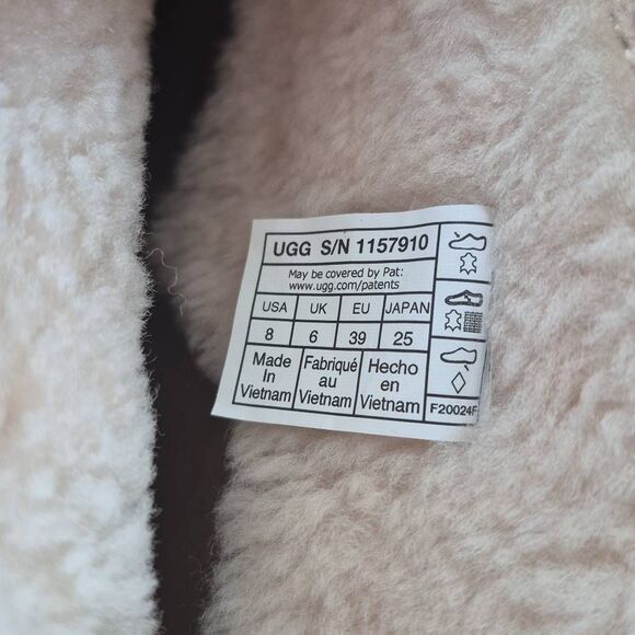 UGG Tan Ankle Boots with Platform Sole - Picture 6 of 8